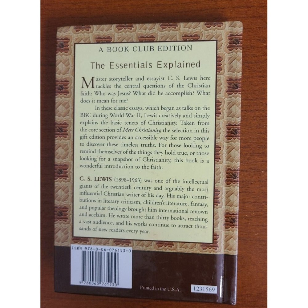 What Christians Believe - Hardcover By Lewis, C. S. - GOOD - Picture 2 of 6